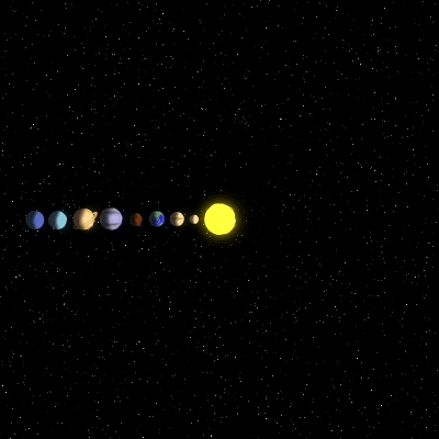 太阳系示意图简图手绘高一