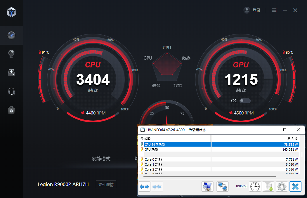 联想拯救者r9000p2022款参数