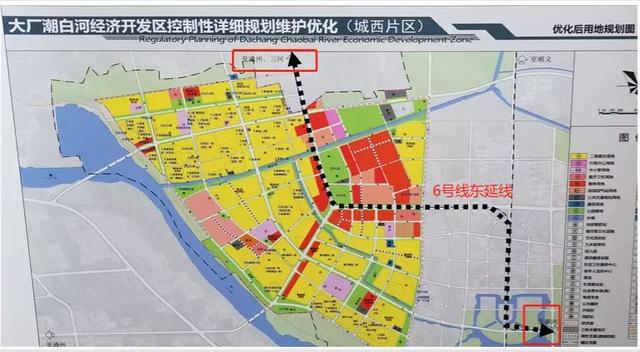北京六号线地铁站线路图向东延展燕郊