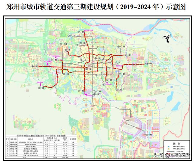 郑州地铁2号线城郊线全程线路图